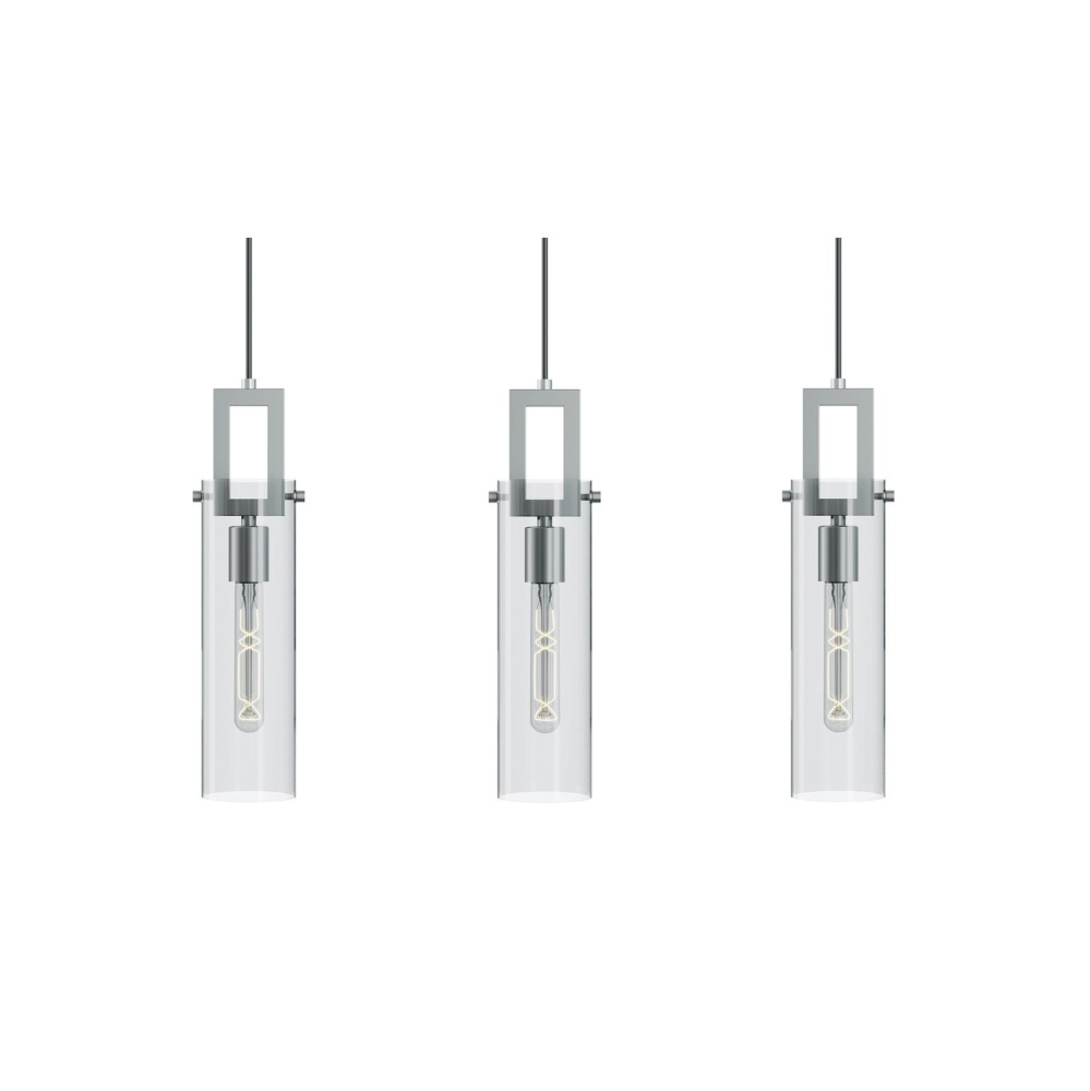 Houston 3 Light Linear Pendant, 60W, SN