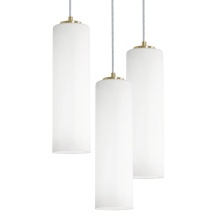 AFX Lighting, Inc. LEOP0412MBLBRND3 - Leo 3 Light Round Pendant, 120V, 60W, LB