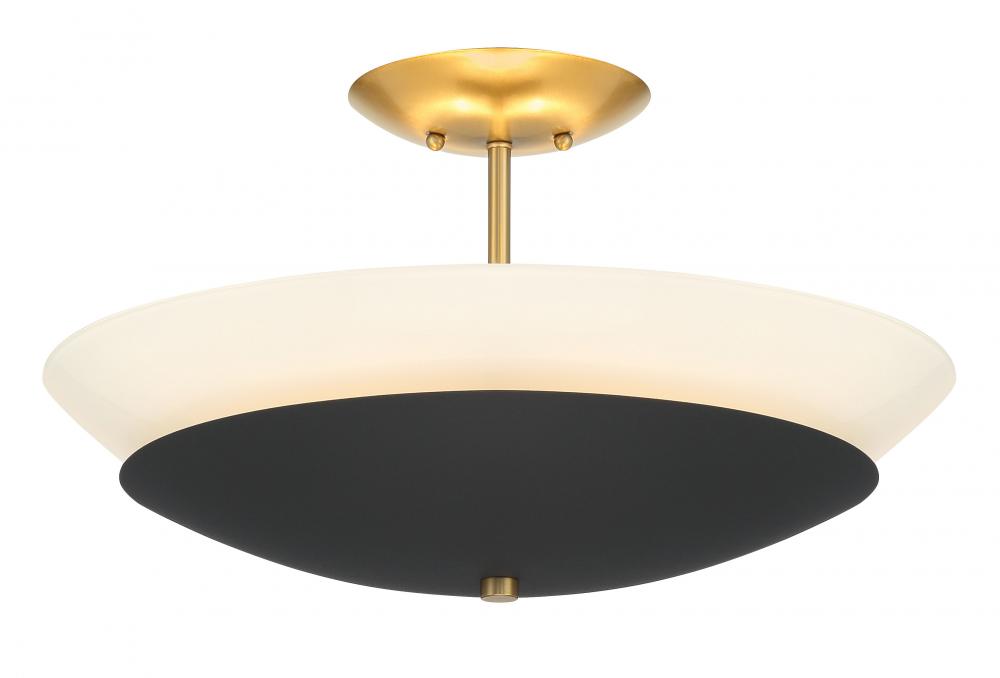 Bax - 3 Light Semi Flush