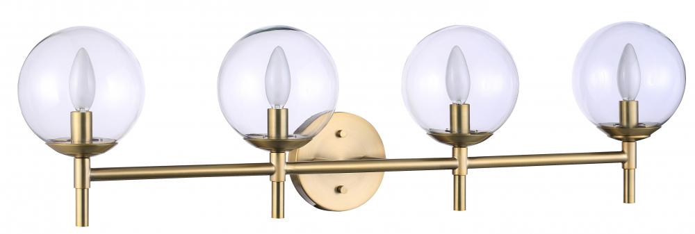 Auresa - 4 Light Bath Fixture in Metal