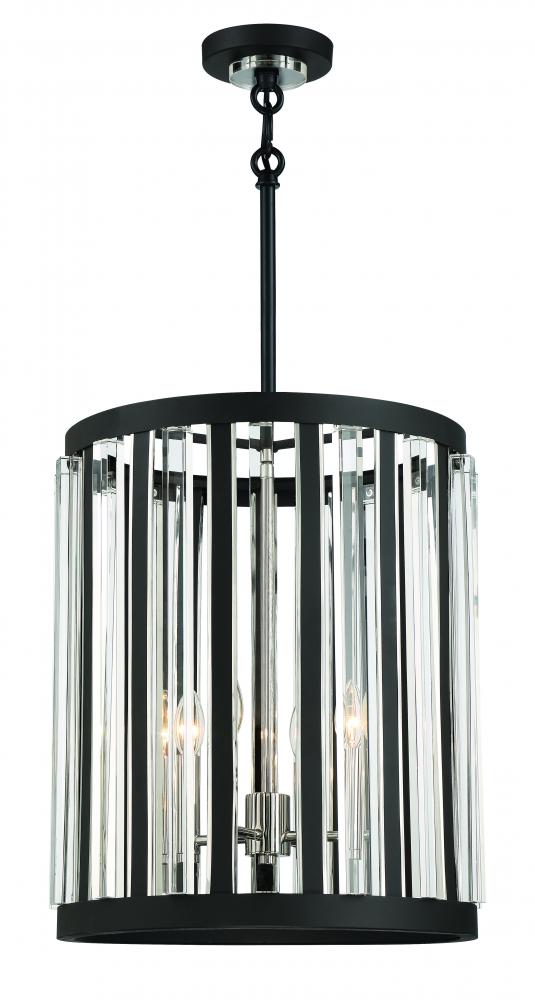 Majestic Splendor - 4 Light Pendant Fixture in Metal