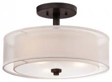 Minka-Lavery 4107-172 - Parsons Studio - 3 Light Semi Flush