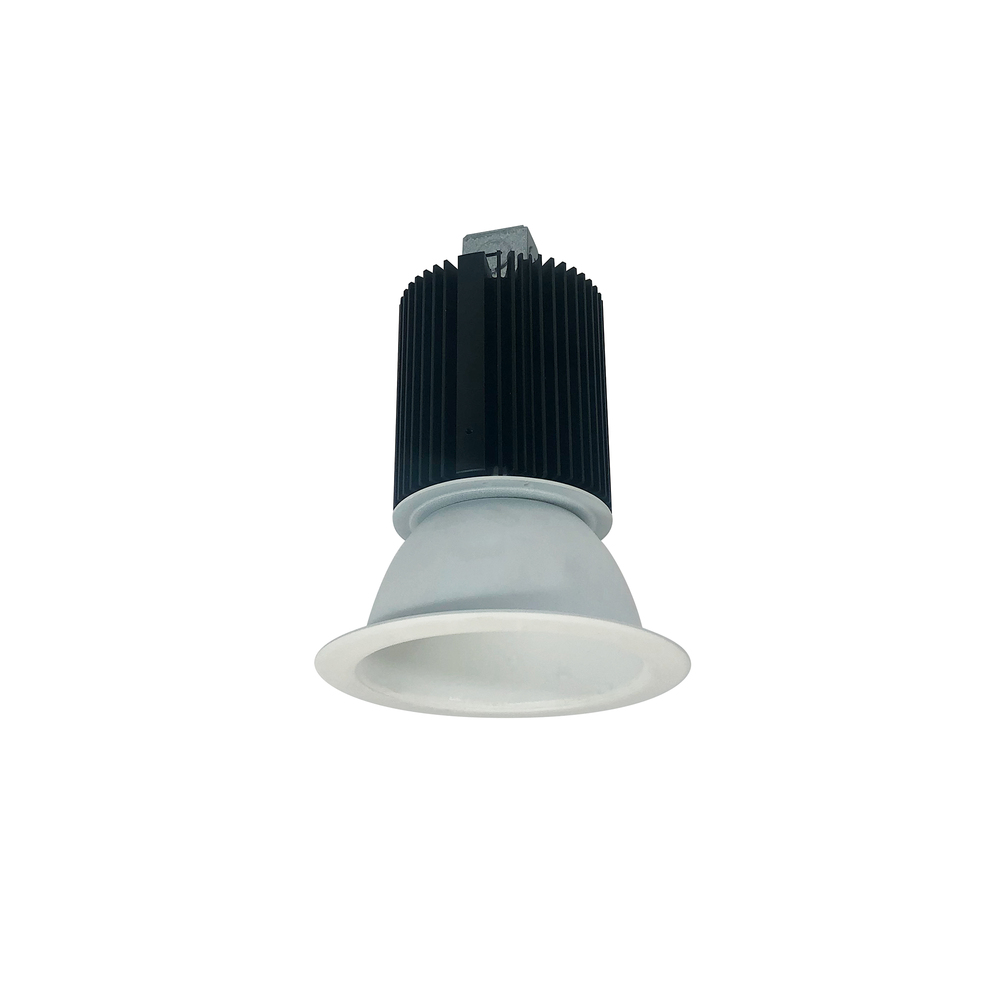 4" Sapphire II Open Reflector, 2500lm, 4000K, Flood, White Self Flanged