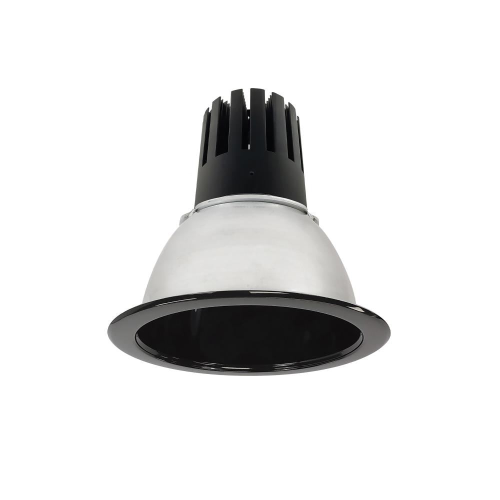 6" Sapphire III Round Open Reflector, 2500lm, 3000K, Narrow Flood Optic, Black Reflector/Matte