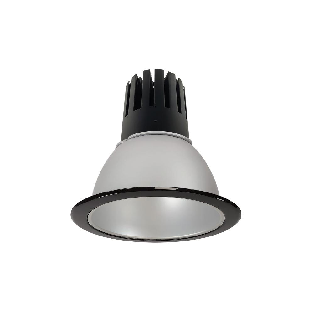 6" Sapphire III Round Open Reflector, 2500lm, 3000K, Spot Optic, Haze Reflector/Black Flange