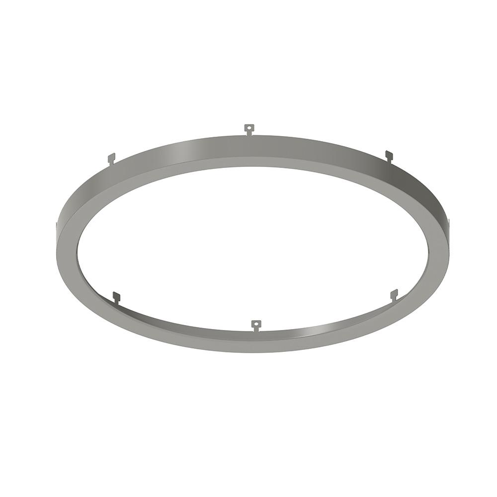 12" Decorative Metal Ring for NELO-12RTWMPW, Brushed Nickel Finish