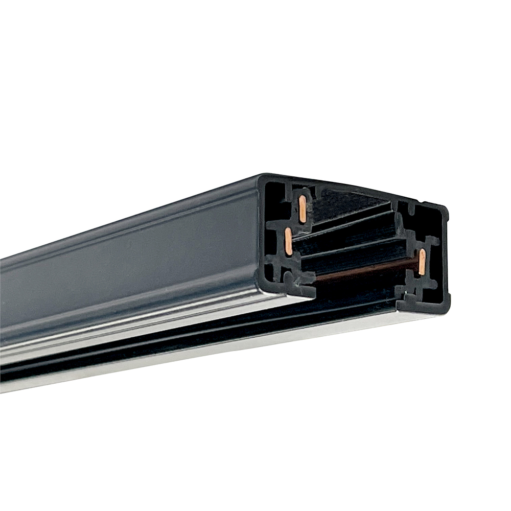 4' One-Circuit Track, Black Finish