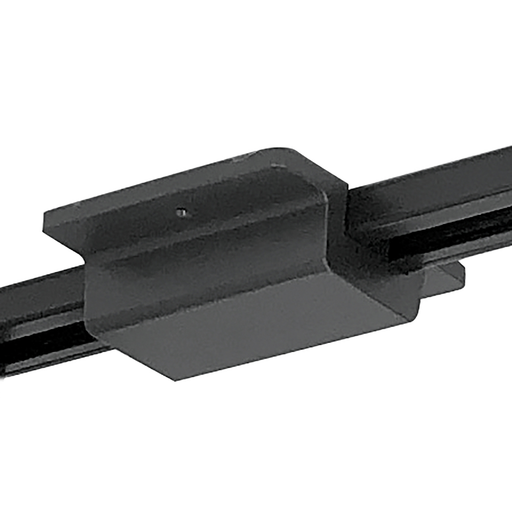 Floating Canopy Feed for Two-Circuit Track, Black Finish