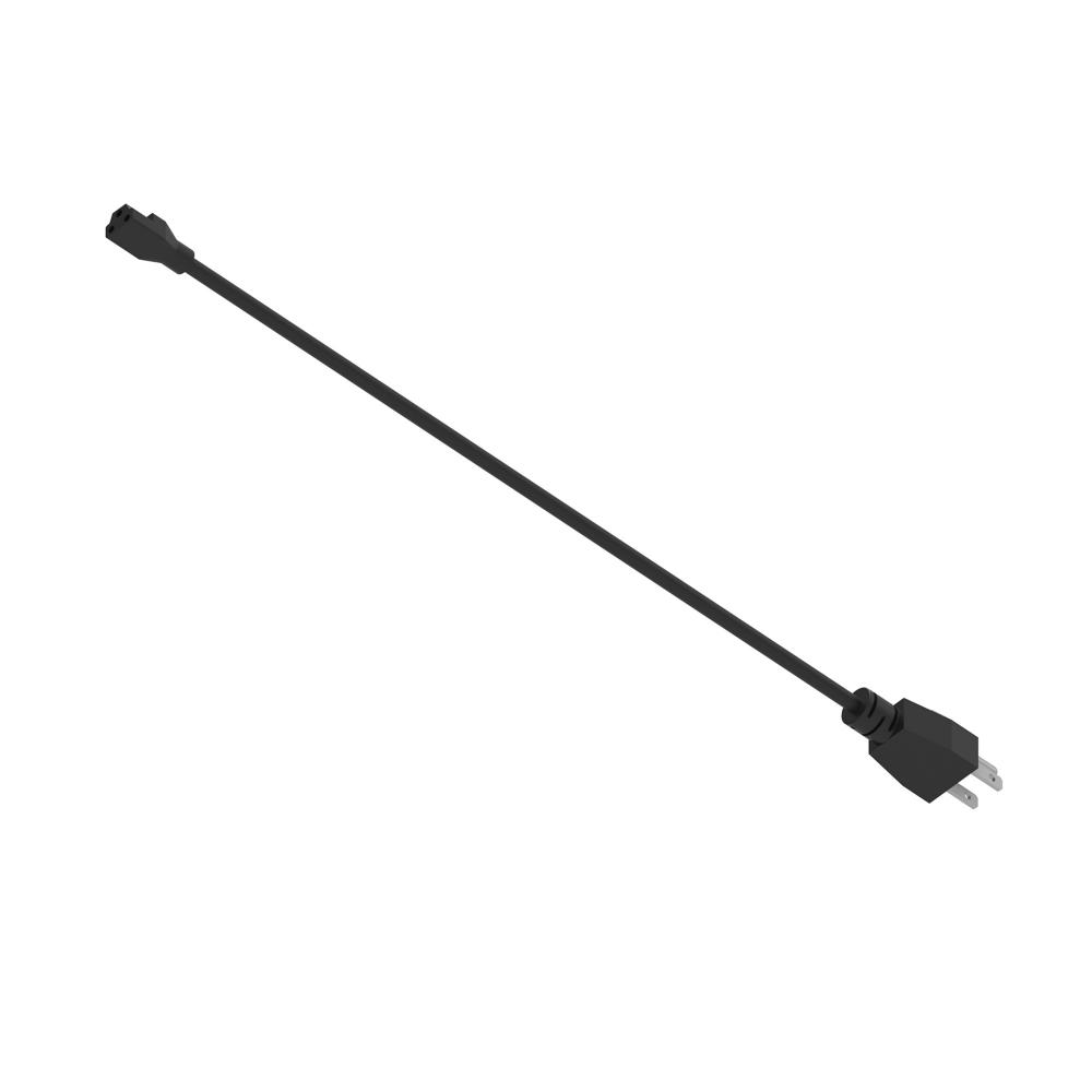 72" Cord & Plug Power Cord for NUDA, Black Finish