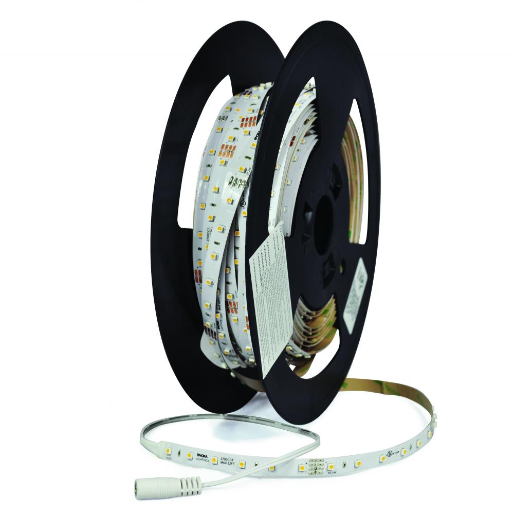 Standard Custom Cut 24V Continuous LED Tape Light, 80lm / 1.5W per foot, 2700K, 90+ CRI