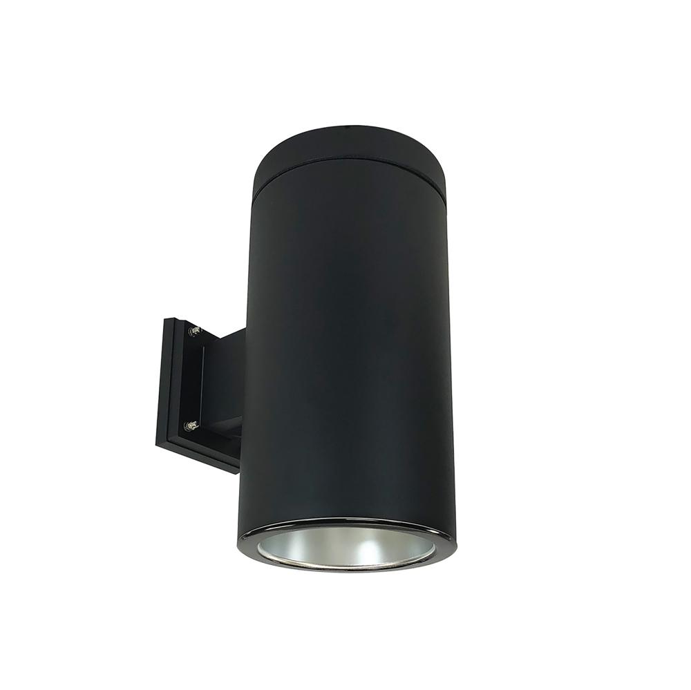 6" Sapphire III Wall Mount Black Cylinder, Pre-Wired for EM Driver, Diffused Clear
