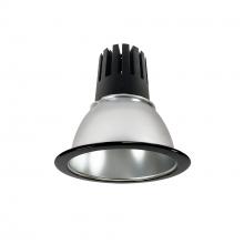 Nora NC3-61L440FDB - 6" Sapphire III Round Open Reflector, 3500lm, 4000K, Flood Optic, Diffused Clear Reflector/Black