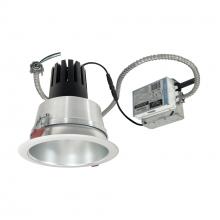 Nora NCR3-61L330FC01DMPW - 6" Sapphire III Retrofit, Diffused Clear Reflector/Matte Powder White Flange, 120V; 0-10V