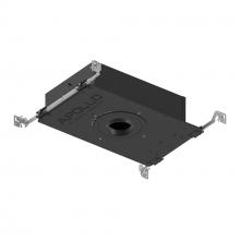 Nora NHAPNIC-3R10L13510DP - 3" Apollo Round IC Airtight New Construction Housing w/ 0.875" to 1.25" Ceiling Collar,