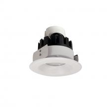 Nora NRMC3-41L130SWW - 4" Marquise III Retrofit, White Reflector/White Flange, 120-277V; 0-10V Dimming, 1300lm / 12W,