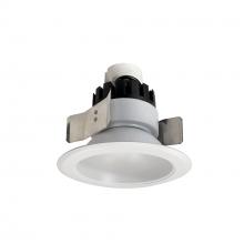 Nora NRMC3-51L130FMPW - 5" Marquise III Retrofit, Matte Powder White Reflector/Matte Powder White Flange, 120-277V;