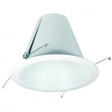 Nora NTM-710WAL - 6" Airtight Galvanized Iron Cone Reflector, White