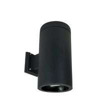Nora NYLD2-6W10127BBB4 - 6" Cobalt Wall Mount Cylinder, Black, 1000L, 2700K, Black/Black Reflector, 120V Triac/ELV/0-10V