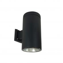 Nora NYLS3-6W1L540FC12DBB/PEM - 6" Sapphire III Wall Mount Black Cylinder, Pre-Wired for EM Driver, Diffused Clear