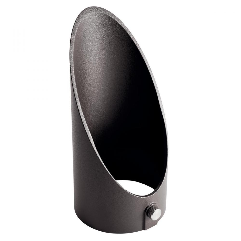 Accent VLO 6" Large Long Cowl Textured Architectural Bronze