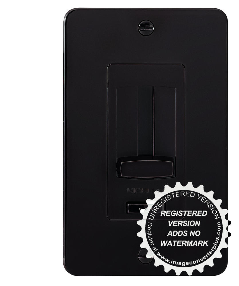 Face Plate and Trim Accessory for the 4DD or 6DD LED Driver + Dimmer Brown