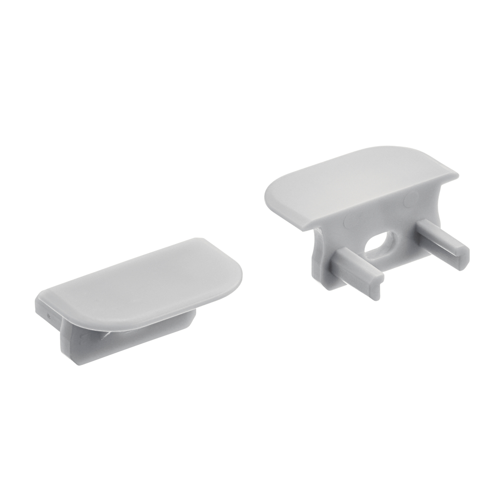 TE Standard Series Standard RC End Caps Silver