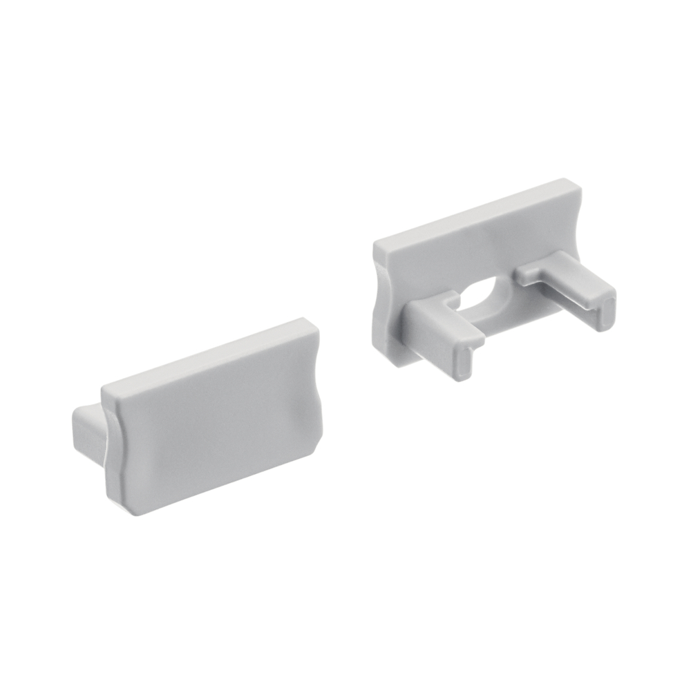 TE Standard Series Standard SF End Caps Silver