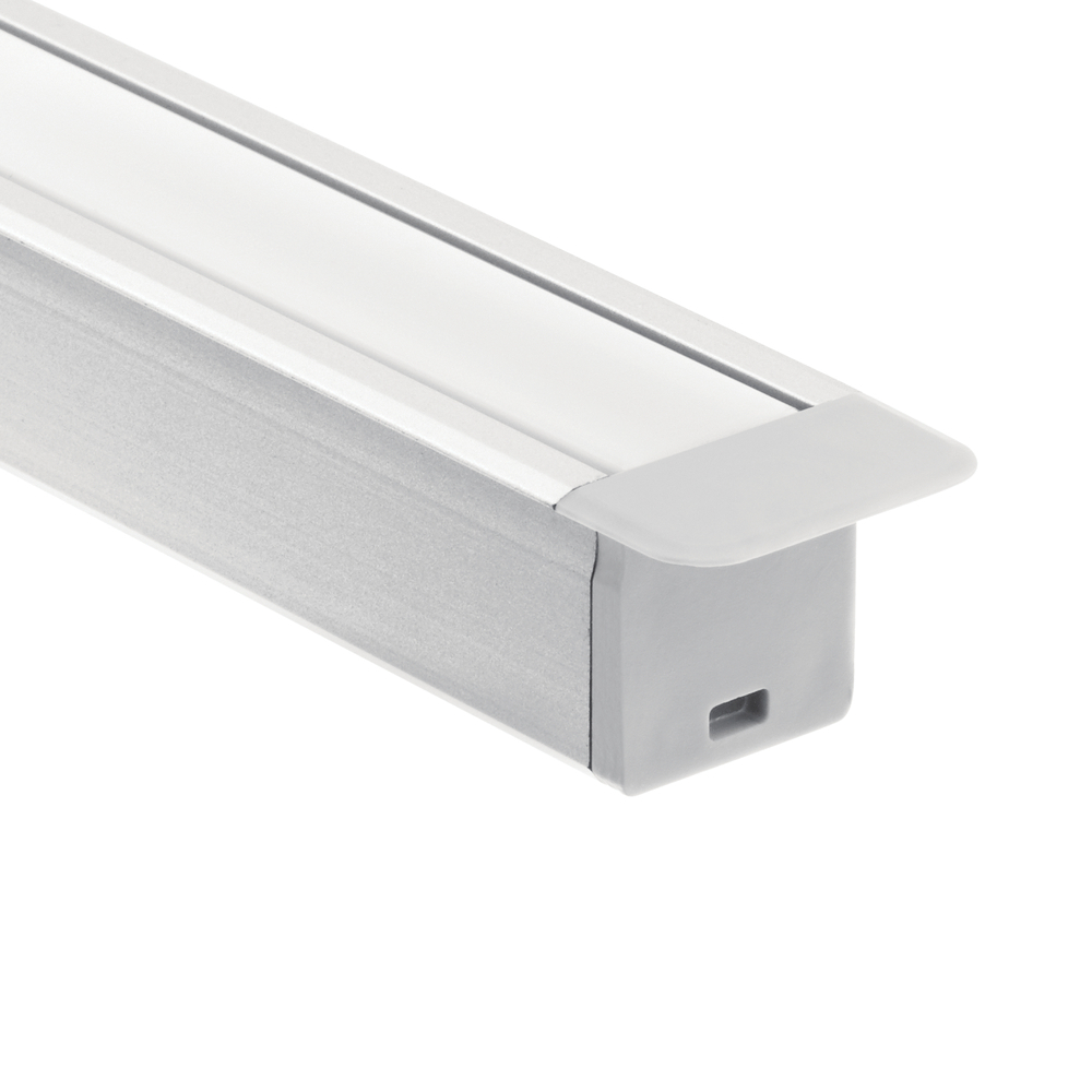 TE Standard Series 8' Kit Deep Well Recessed Channel Silver