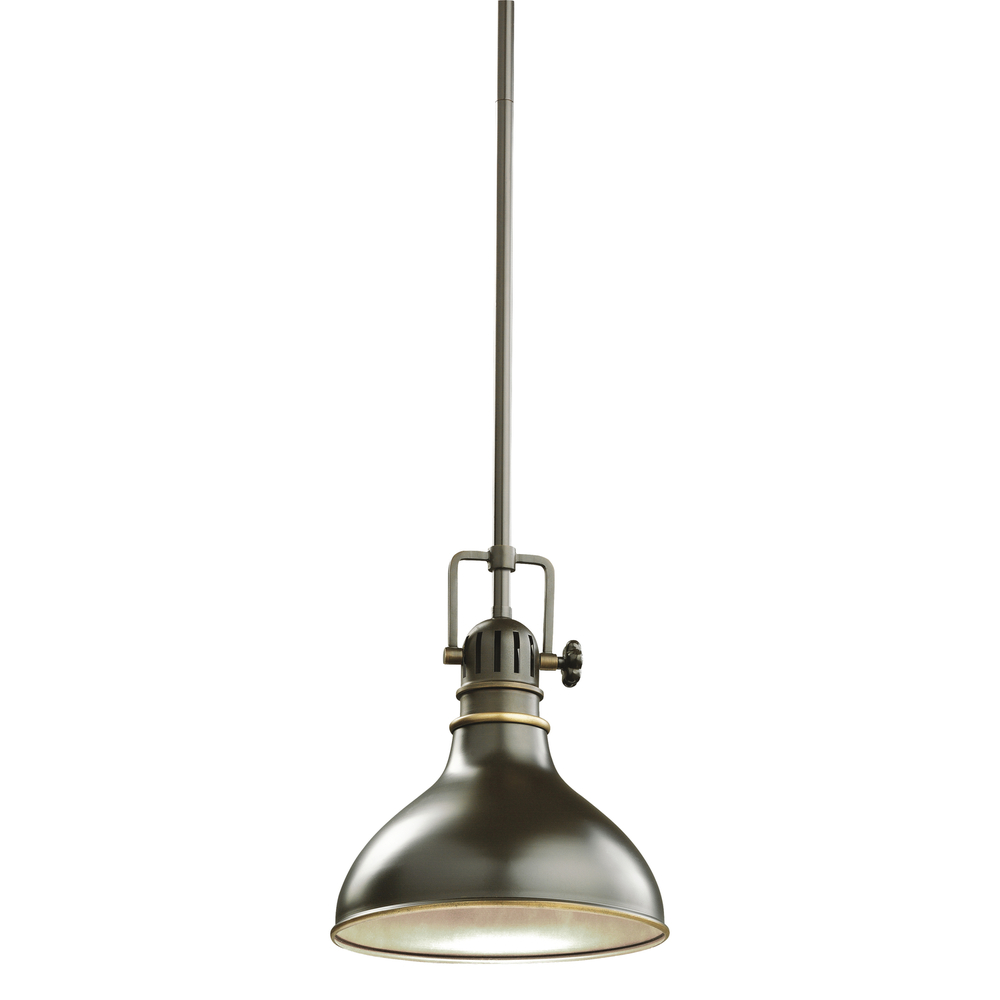 Hatteras Bay 10.25" 1 Light Mini Pendant Olde Bronze