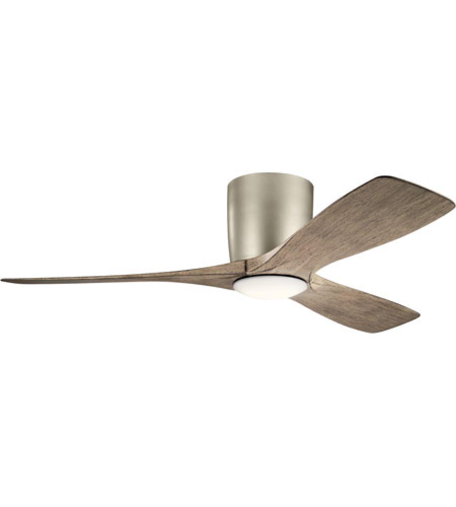 48" Volos Fan Brushed Nickel