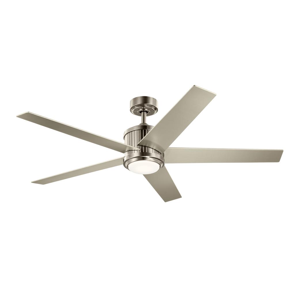Brahm LED 56" Ceiling Fan Brushed Stainless Steel