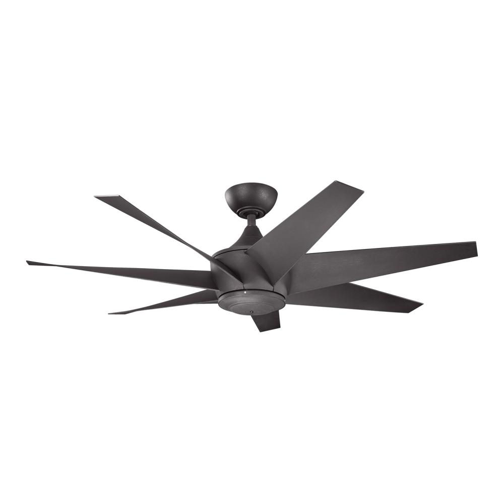Lehr II 54" Fan Distressed Black