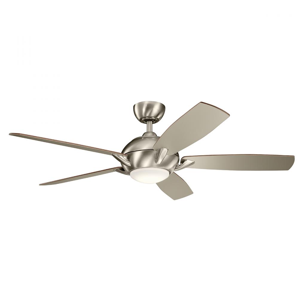 Geno LED 54" Fan Brushed Stainless Steel