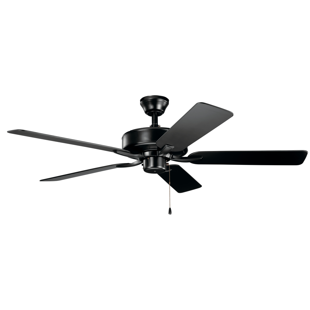 52" Basics Pro Patio Fan Satin Black