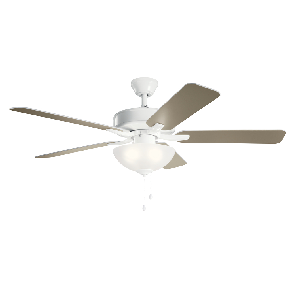 52" Basics Pro Select Fan White