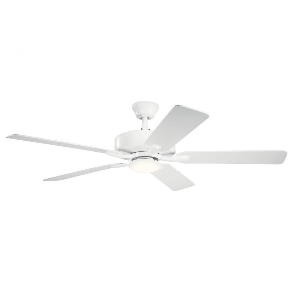 52" Basics Pro Designer LED Fan Matte White