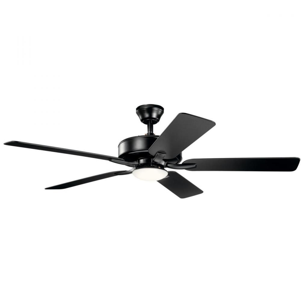 52" Basics Pro Designer LED Fan Satin Black