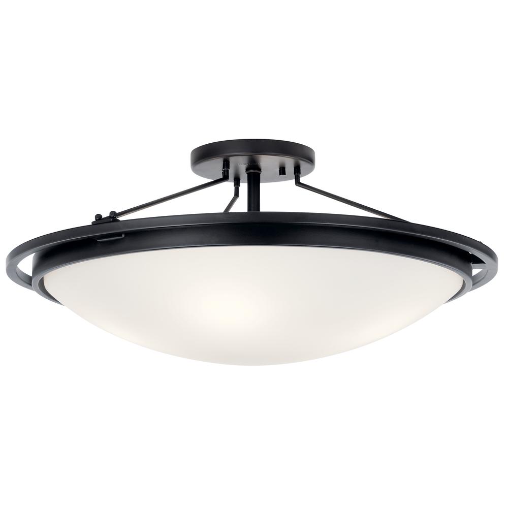 23.25" 4 Light Semi Flush Olde Bronze