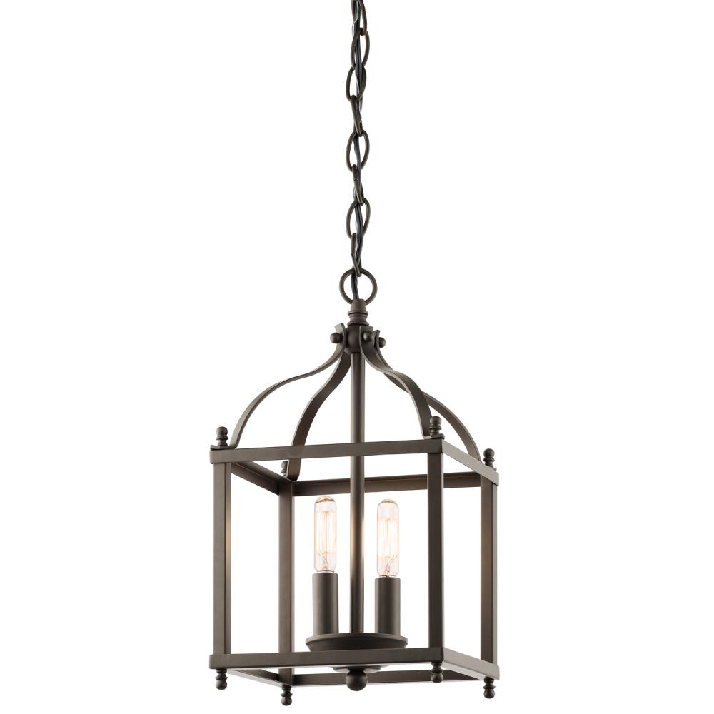 Larkin 14.75" 2 Light Pendant in Olde Bronze