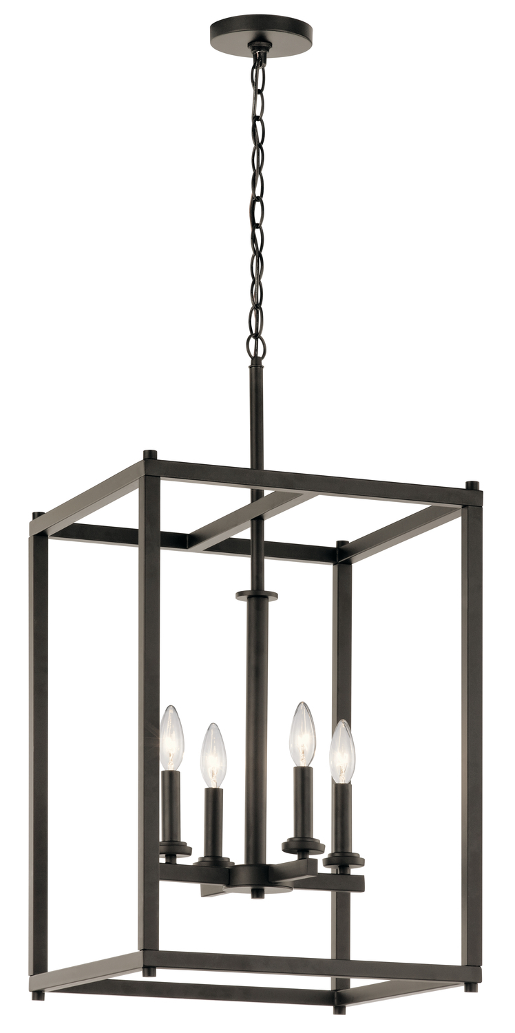 Crosby 31" 4 Light Foyer Pendant Olde Bronze
