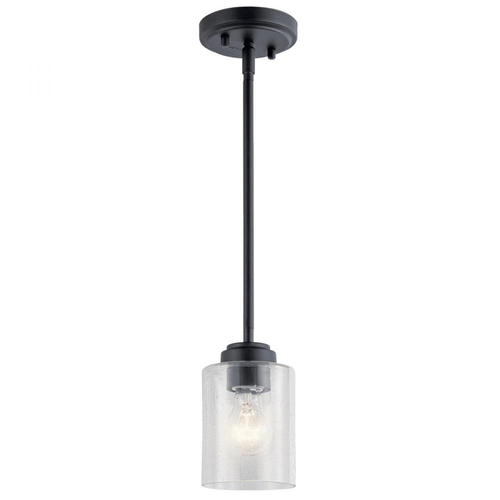 Winslow 1 Light Mini Pendant Black