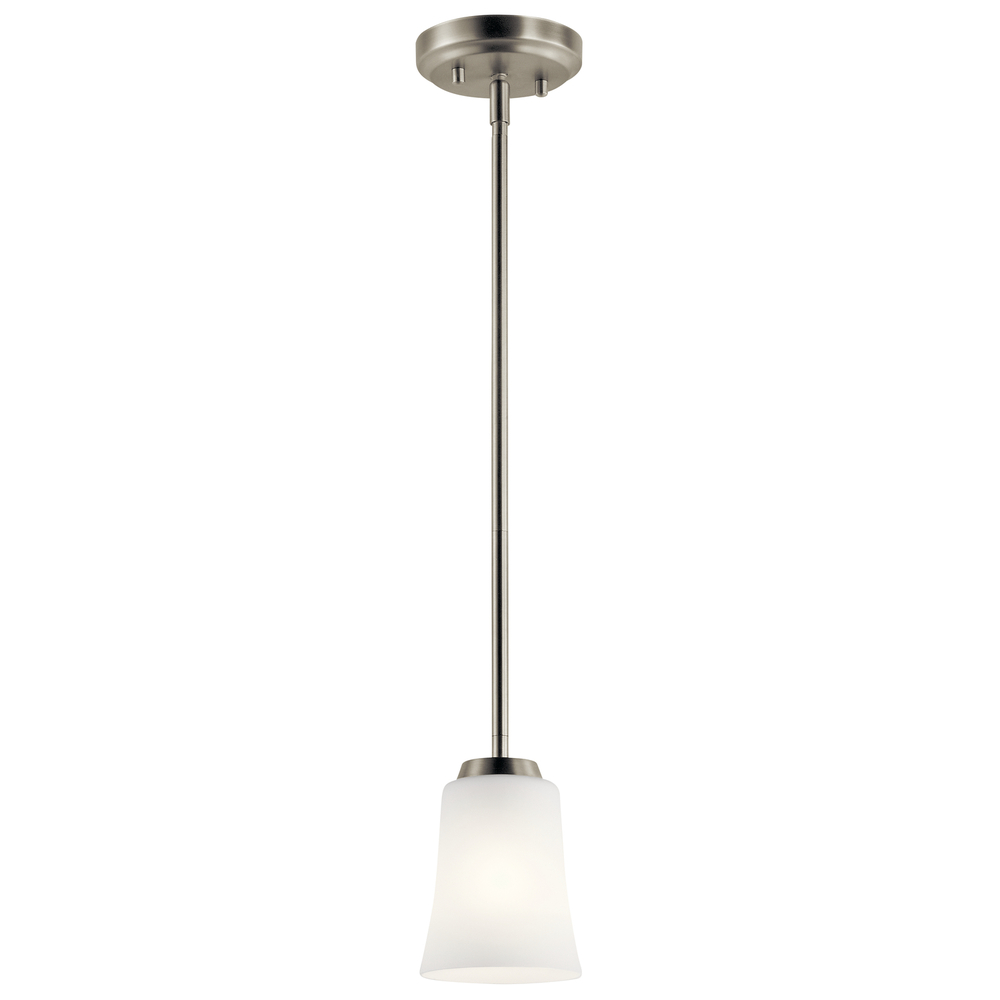 Tao 1 Light Mini Pendant Brushed Nickel