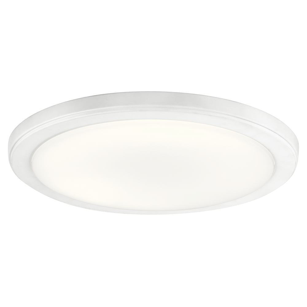Zeo 3000K LED 13" Round Flush Mount White