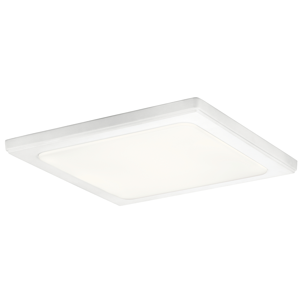 Zeo 3000K LED 13" Square Flush Mount White