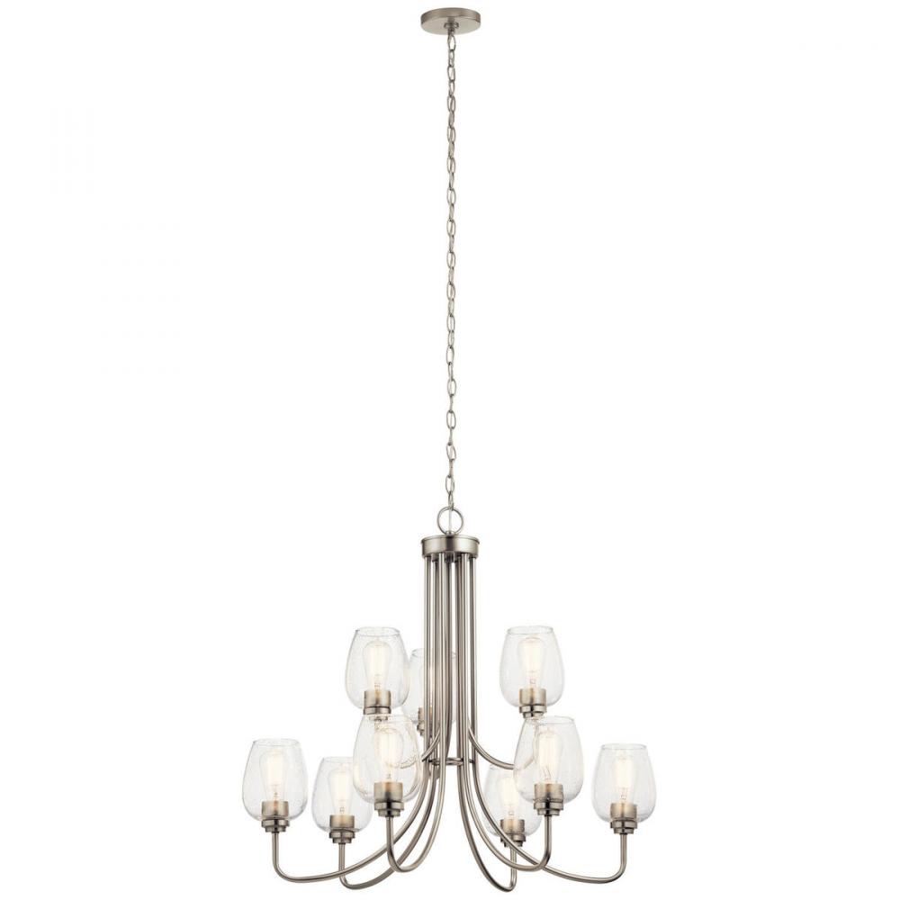Valserrano 9 Light Chandelier Brushed Nickel