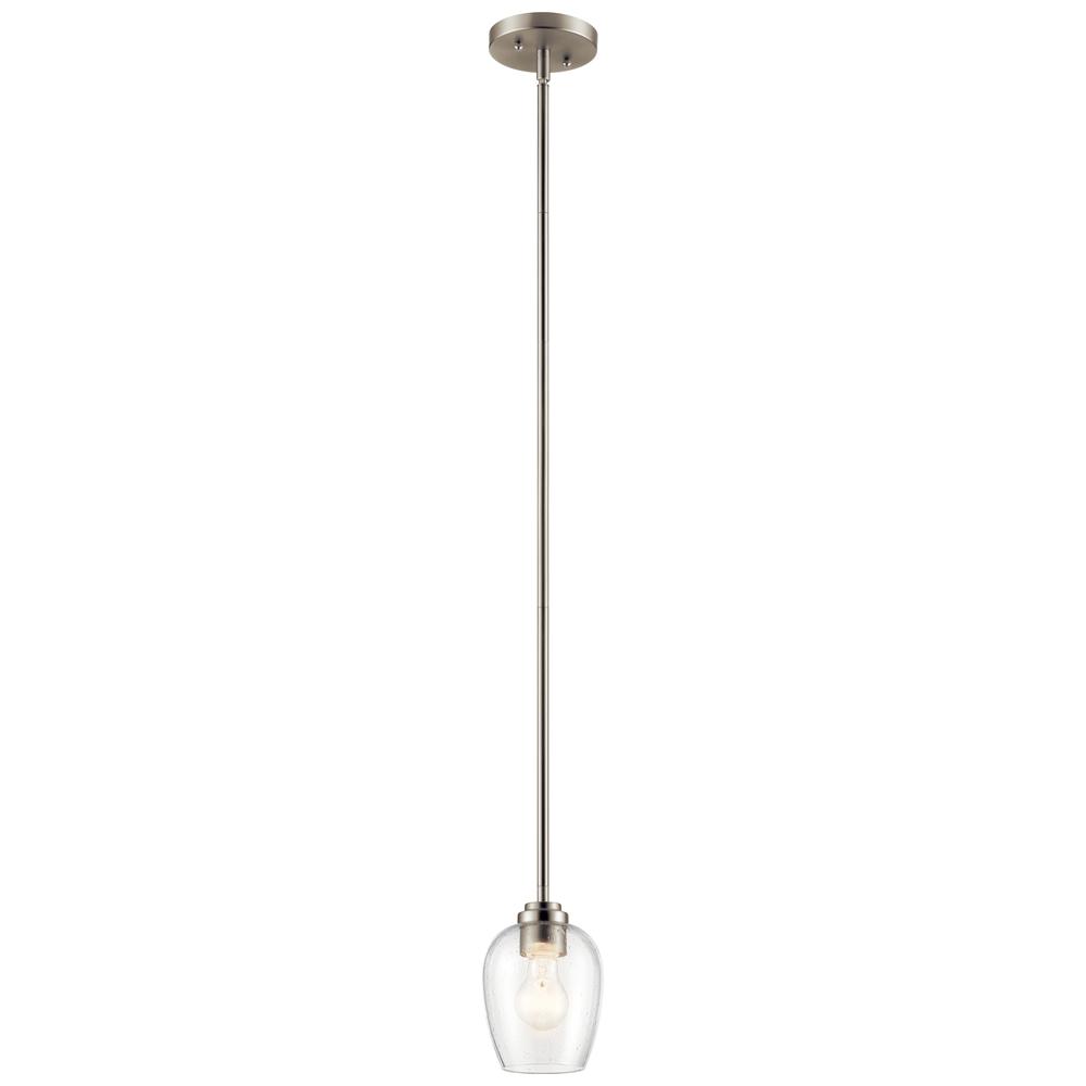Valserrano 7.75" 1 Light Mini Pendant Brushed Nickel