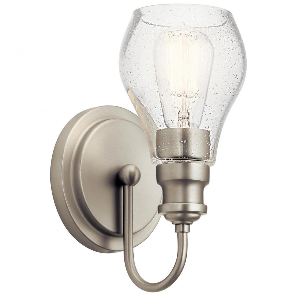 Greenbrier 1 Light Wall Sconce Nickel