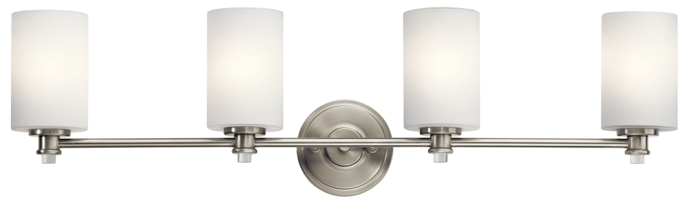 Joelson 4 Light Vanity Light Brushed Nickel