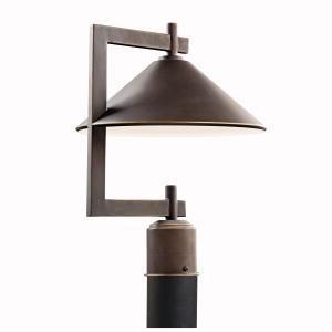 Ripley 16" 1 Light Outdoor Post Light in Olde Bronze