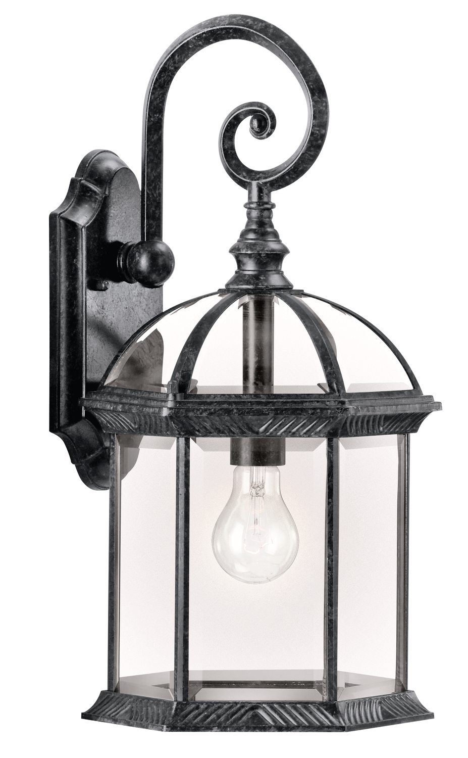 Barrie 18.75" 1 Light Wall Light Black